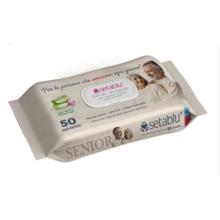 SETABLU SENIOR SALVIETTE UMIDIFICATE 50 PEZZI