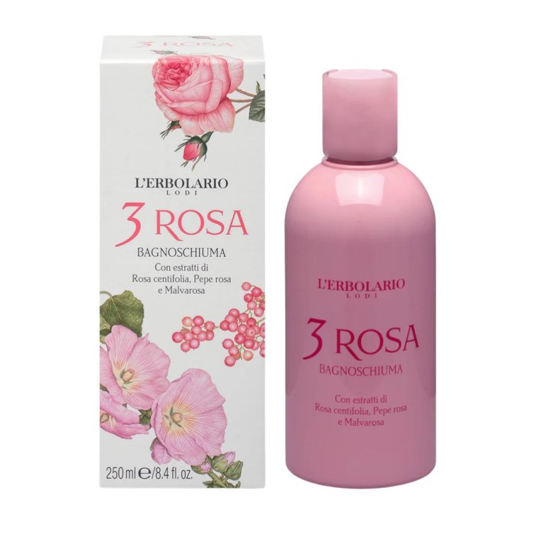 3 ROSA BAGNOSCHIUMA 250ML