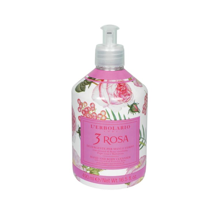 3 ROSA DETERGENTE MANI & CORPO 490ML