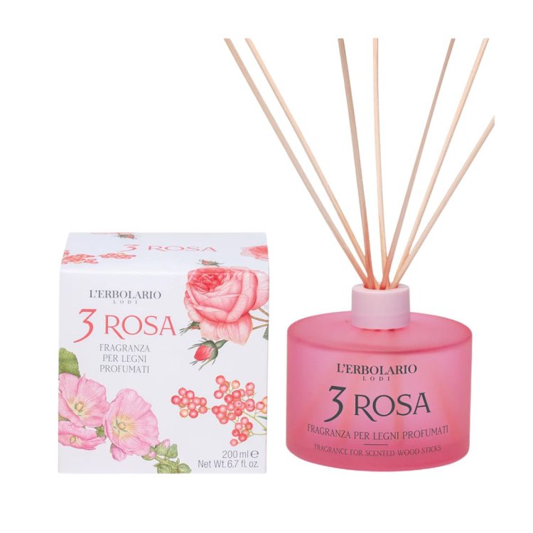 3 ROSA FRAGRANZA LEGNI PROFUMATI 200ML