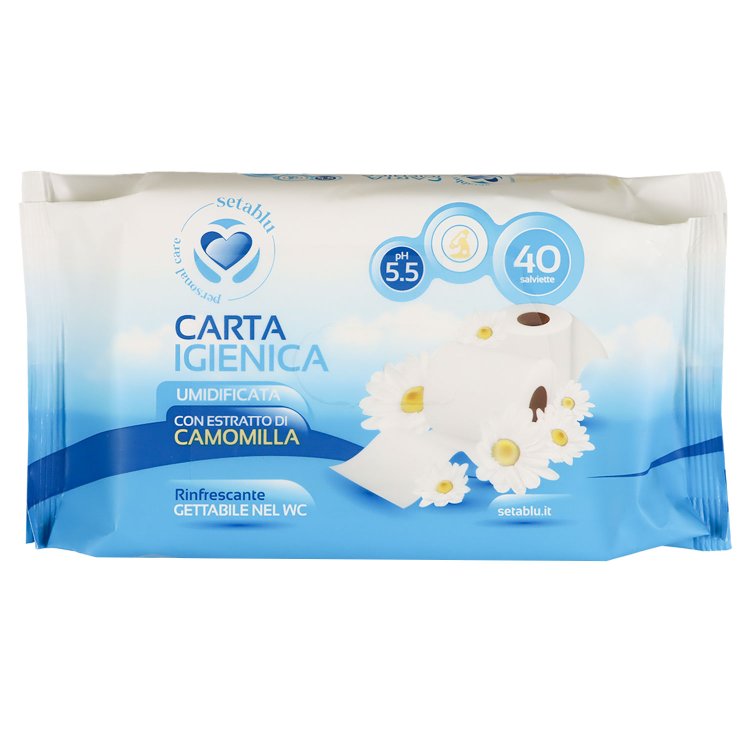 SETABLU CARTA IGIENICA UMIDIFICATA 40 SALVIETTE