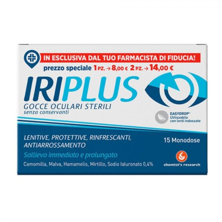 IRIPLUS EASYDROP COLLIRIO 0,4% 15 FLACONCINI MONODOSE