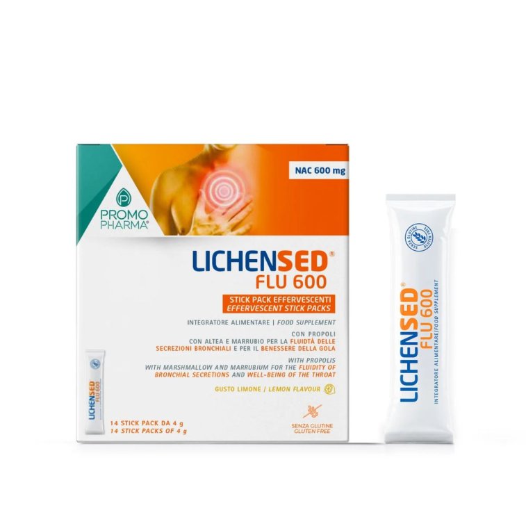 LICHENSED NAC FLU 600 14 STICK - Nessun limite di pezzi in acquisto