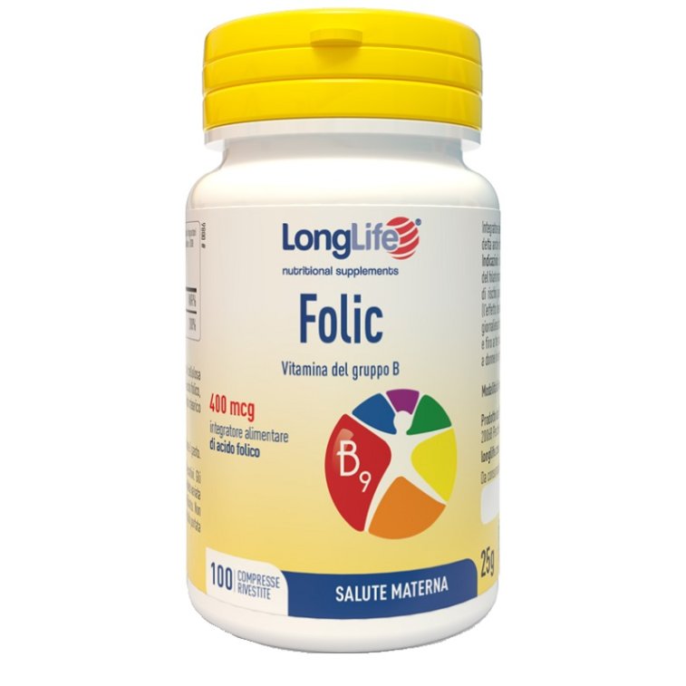 LONGLIFE FOLIC 400MCG 100CPR