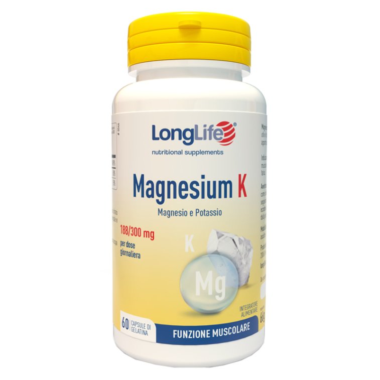 LONGLIFE MAGNESIUM K 60CPS
