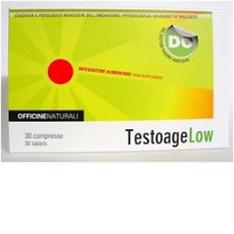 TESTOAGE LOW 30CPR 850MG BG TESTOAGE LOW 30CPR 850MG BG