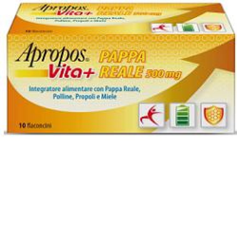 APROPOS VITA+ PAPPA REALE 500MG 10 FLACONCINI