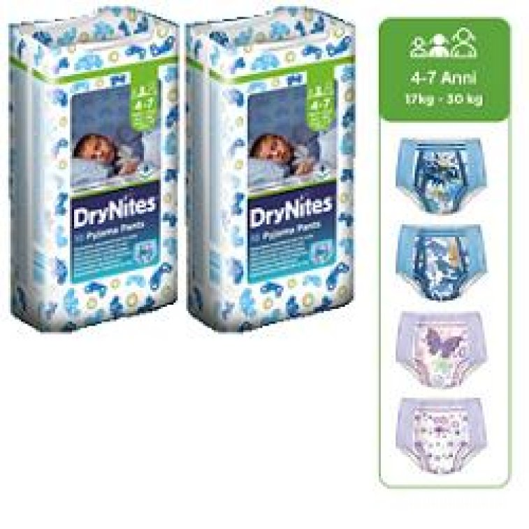 HUGGIES DRYNITESGIRL4/7AN10P