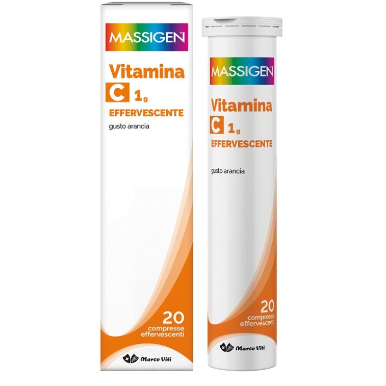 MASSIGEN VITI C EFFER 1G 20CPR
