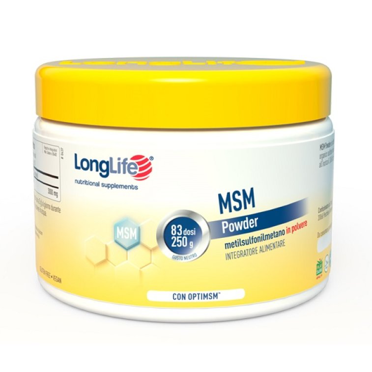 LONGLIFE MSM POWDER 250G