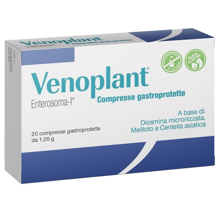 VENOPLANT COMPRESSE CIRCOLAZIONE VENOSA E MICROCIRCOLO &ndash; 20 COMPRESSE GASTROPROTETTE