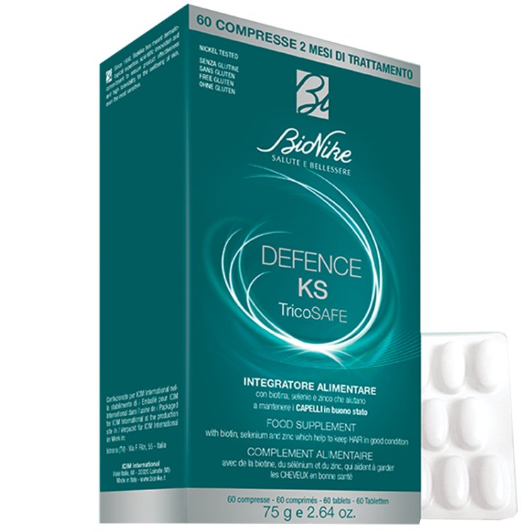 DEFENCE KS TRICOSAFE 60CPR DEFENCE KS TRICOSAFE 60CPR