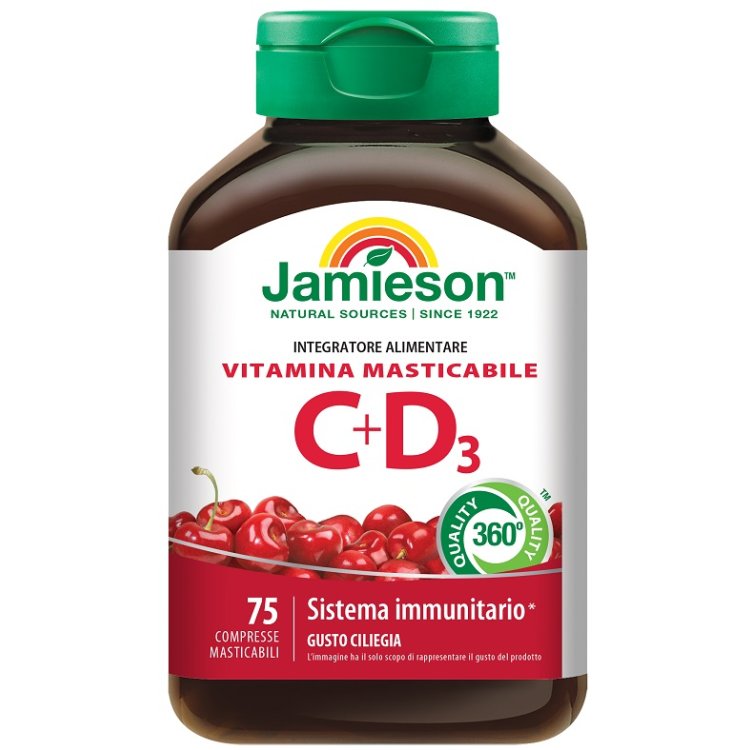 JAMIESON VITAMINA C500+D 75CPR JAMIESON VITAMINA C500+D 75CPR