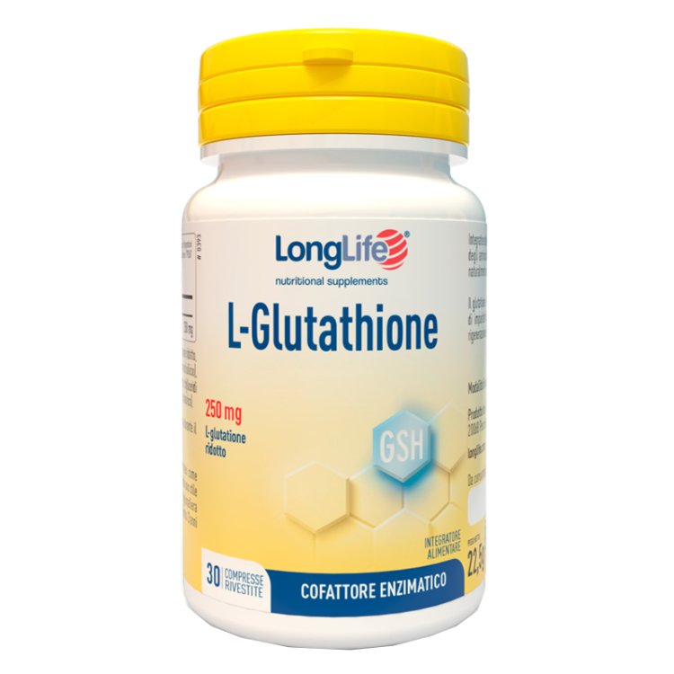 LONGLIFE L-GLUTATHIONE 30CPR LONGLIFE L-GLUTATHIONE 30CPR