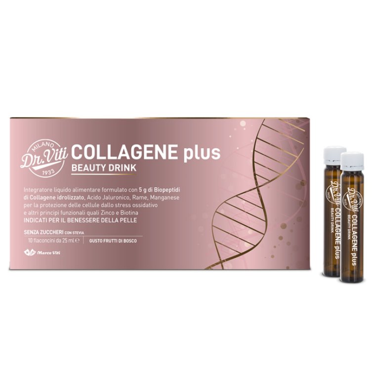 COLLAGENE PLUS 250ML Dr. Viti Collagene Plus 250 ml + Crema Antirughe in Omaggio | Collagene e Acido Ialuronico