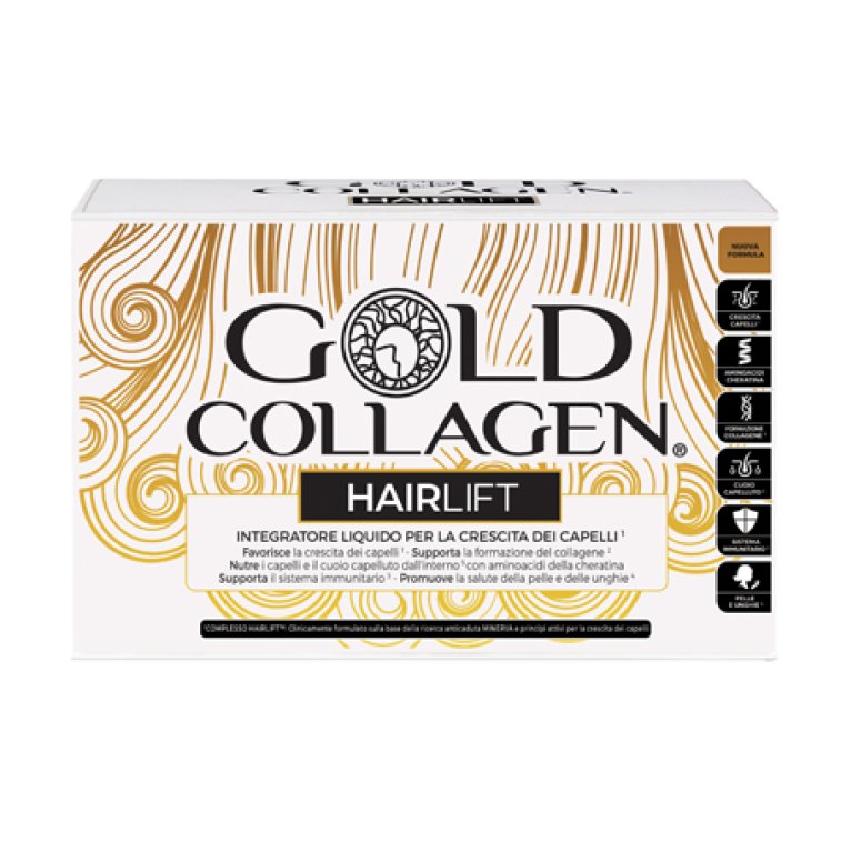 GOLD COLLAGEN HAIRLIFT 10 FLACONCINI