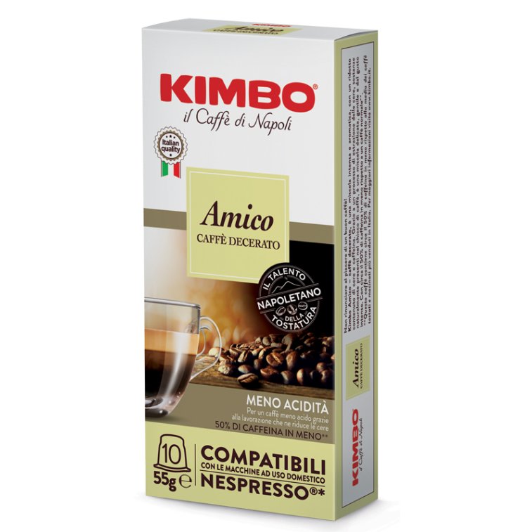 KIMBO AMICO CAFFE'DECER10CPS