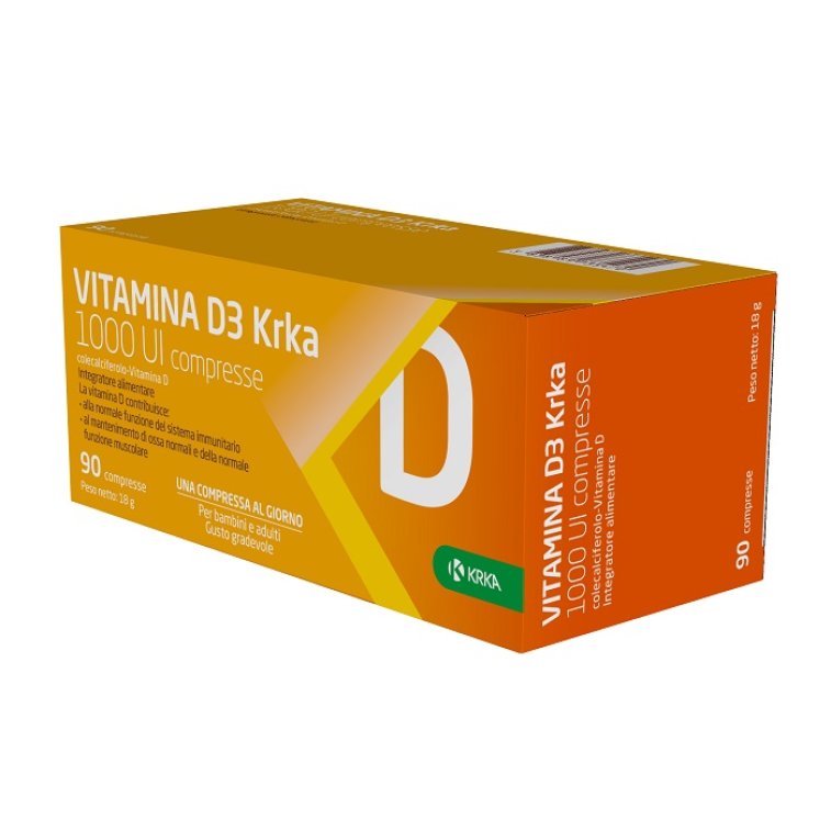 VITAMINA D3 KRKA 1000UI90CPR