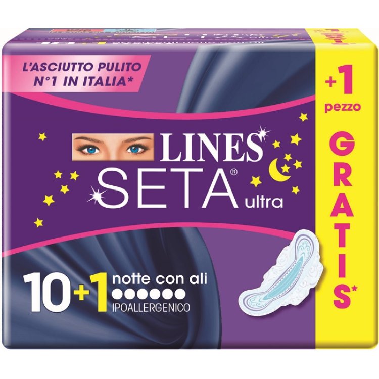LINES SETA ULTRA NOTTE10+1PZ