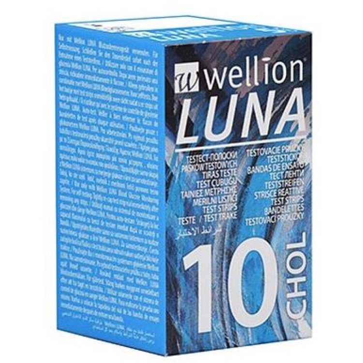WELLION LUNACHOLESSTRIPS10PZ