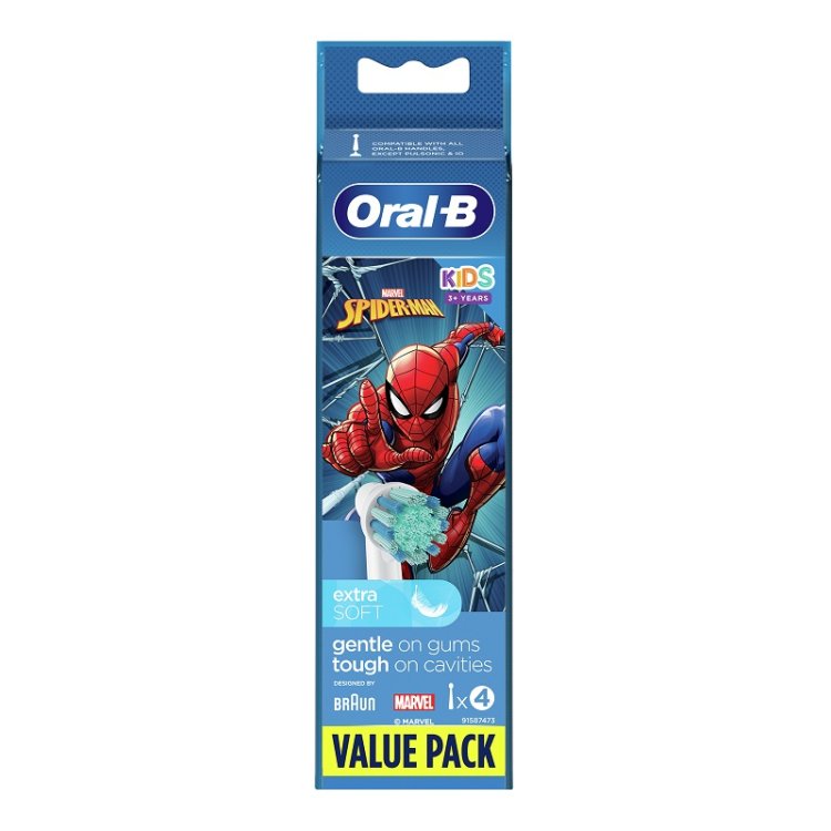 ORALB KIDSSPIDERMANTESTINE4P