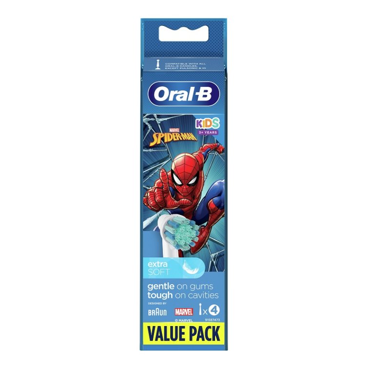 ORALB KIDSSPIDERMANTESTINE4P