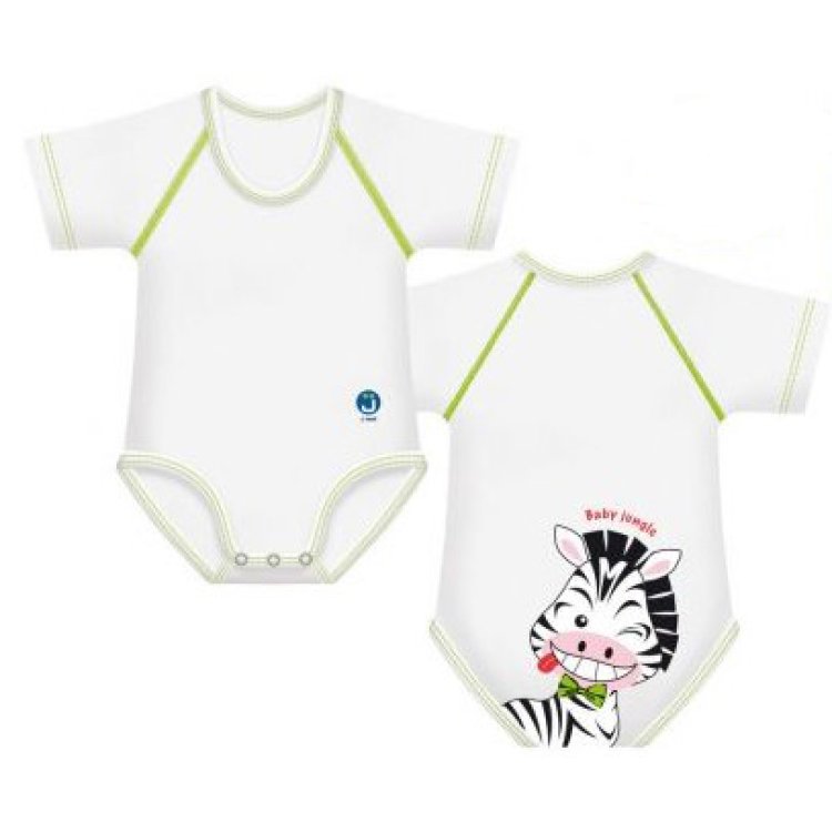 BODY 0-36M BIO COT 4SBJZEBRA