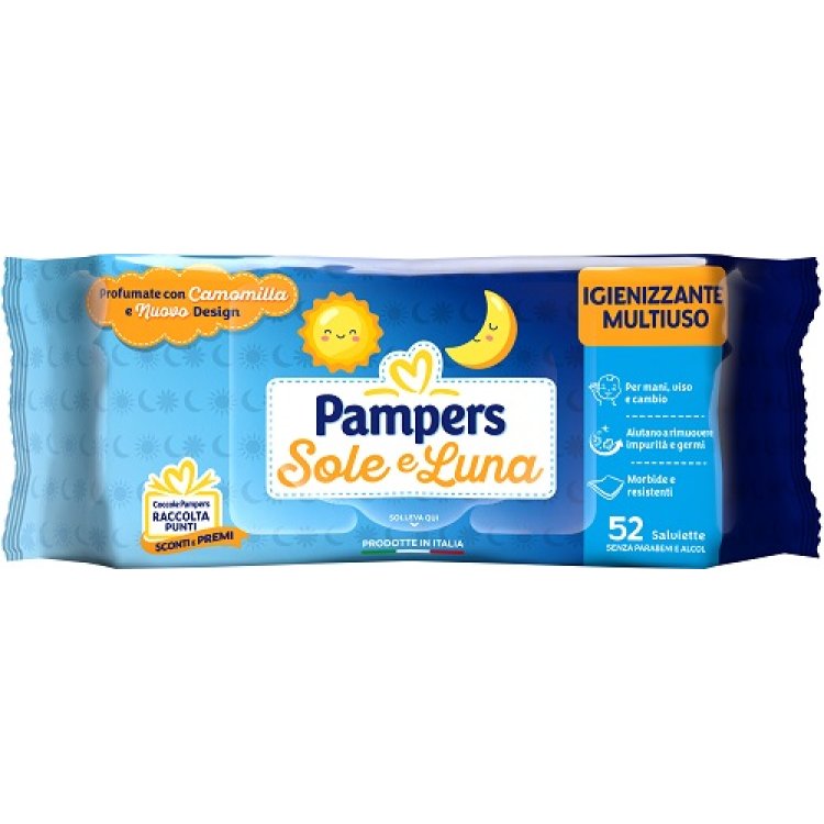 PAMPERS WIPES SOLE&LUNA 30BUST PAMPERS WIPES SOLE&LUNA 30BUST