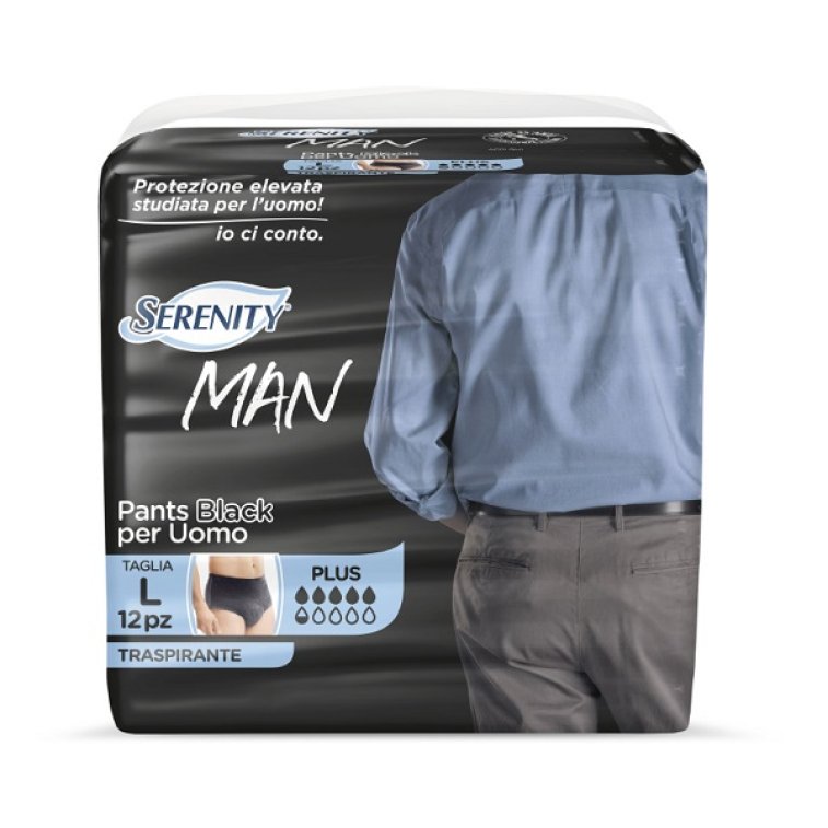 SERENITY MAN PANTS BLACK L 12P - NESSUN LIMITE DI PEZZI IN ACQUISTO