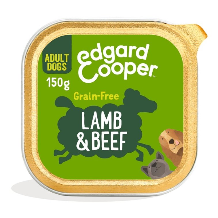 E&C DOG ADULT LAMB/BEEF 150G