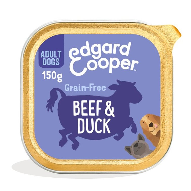 E&C DOG ADULT BEEF/DUCK 150G