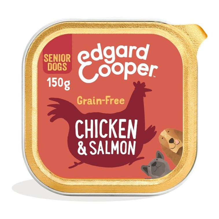 E&C DOG SENIORCHICK/SALM150G