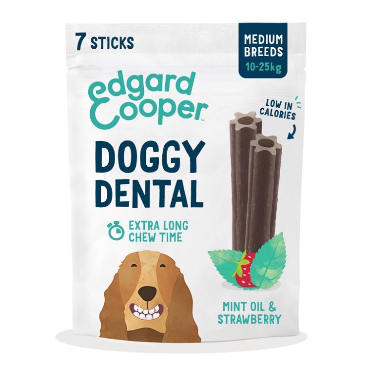 E&C DOG DENTALSTRAWBER/MINTM