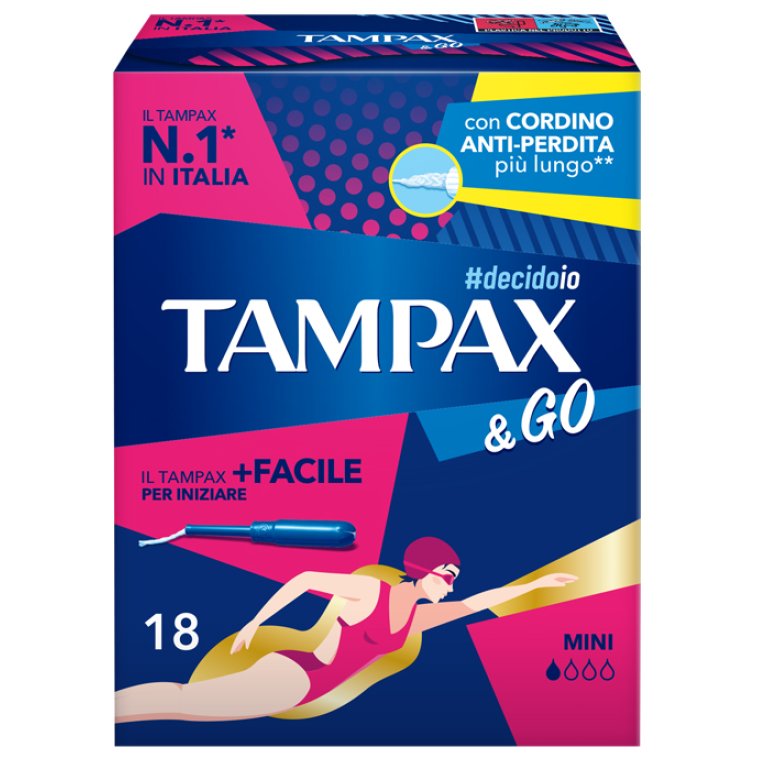 TAMPAX &GO MINI 18PZ