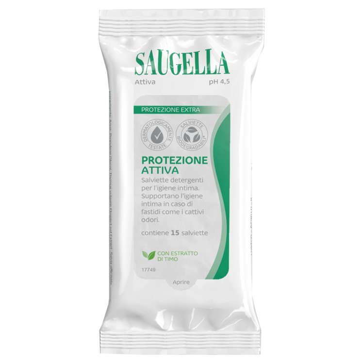 SAUGELLA ATTIVA SALVIETTINE 15