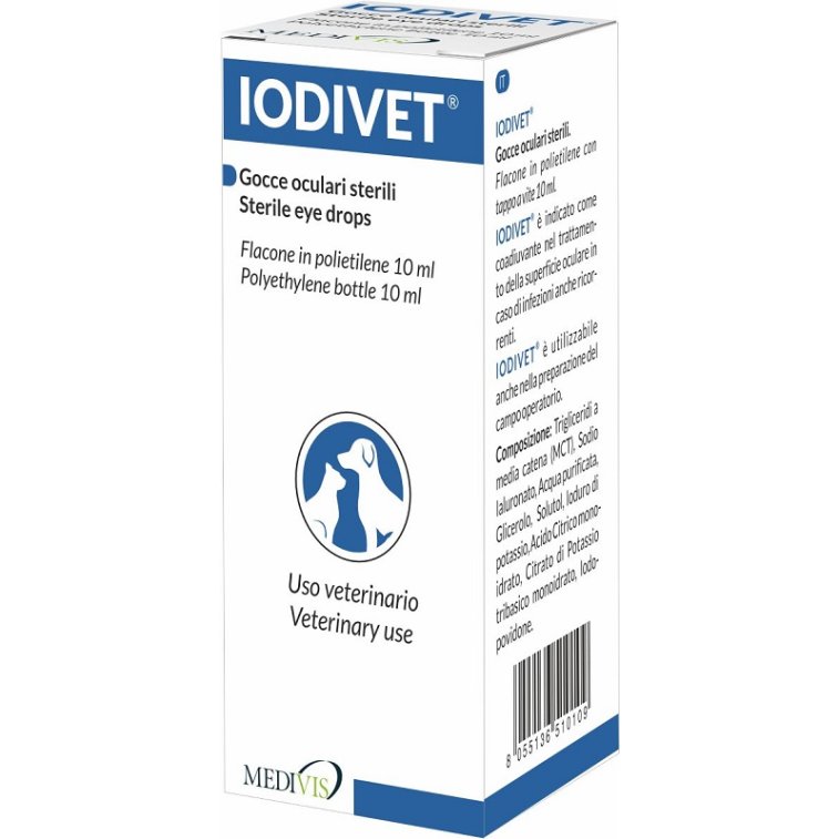 IODIVET SOLUZIONE OFT 10 ML
