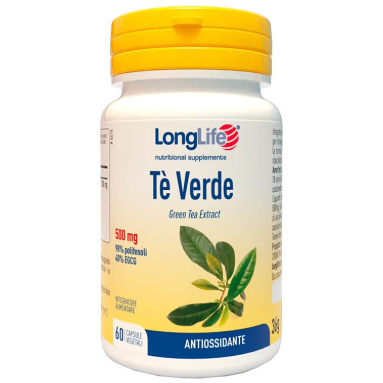LONGLIFE TE' VERDE 500MG 60CPS