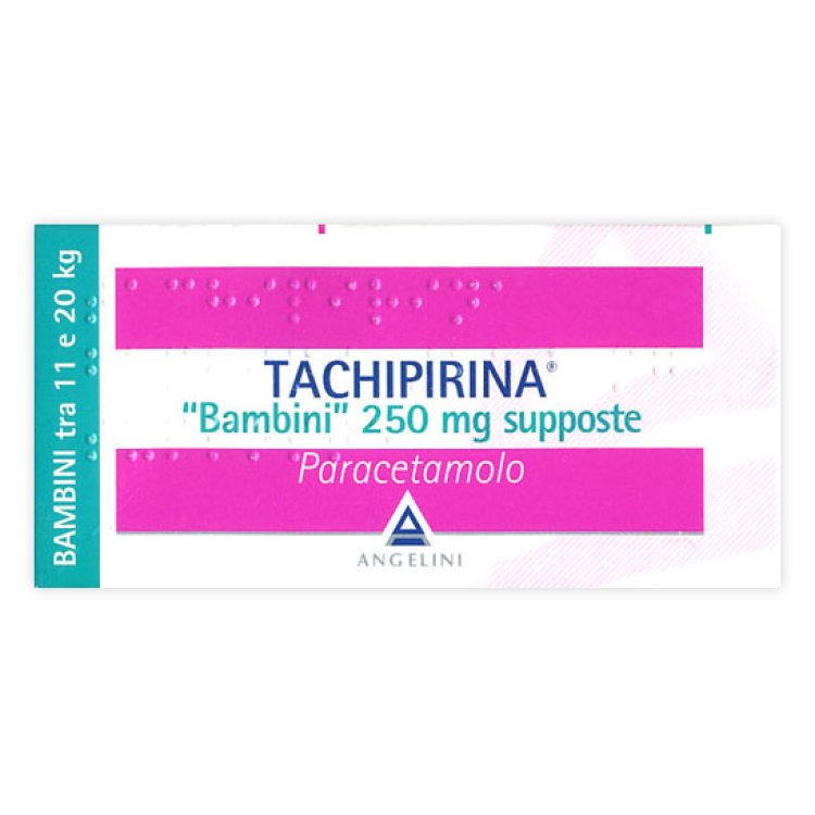 TACHIPIRINA*BB 10SUPP 250MG