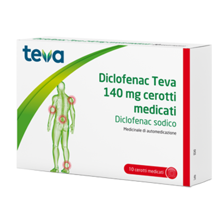 DICLOFENAC TE 10CER MED140MG