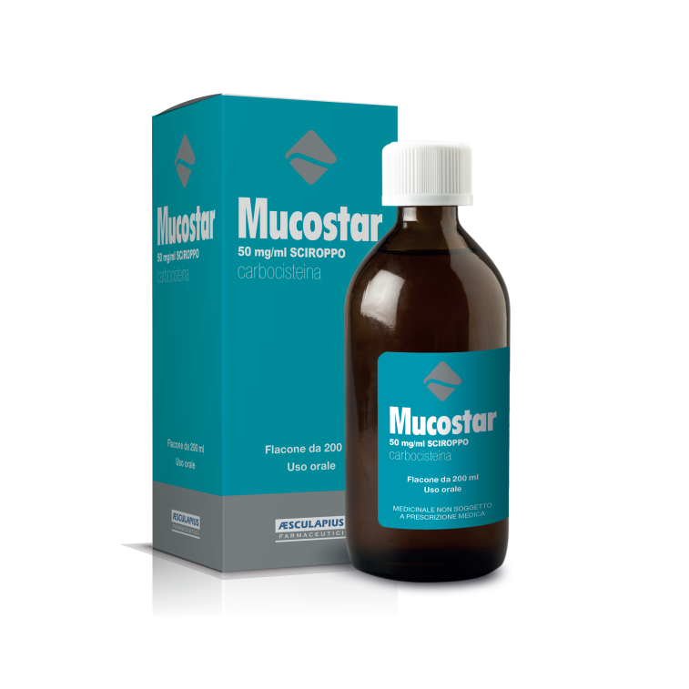 MUCOSTAR SCIR FL200ML50MG/ML