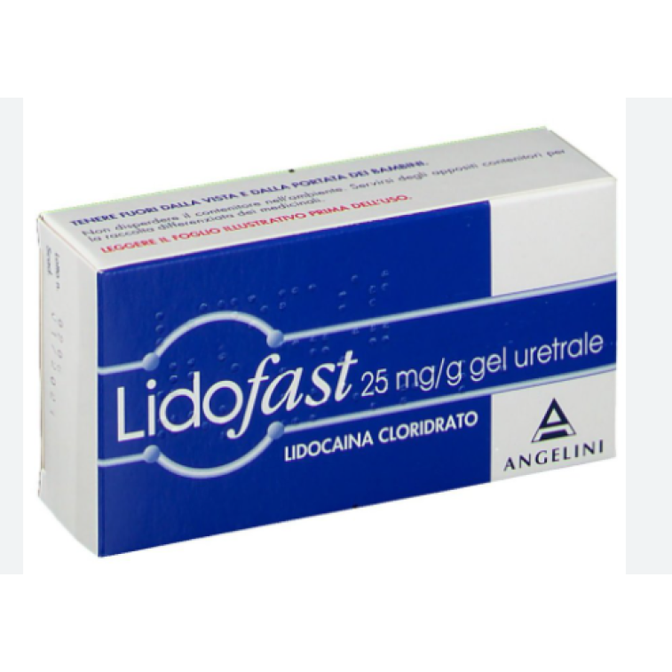 LIDOFAST*GEL URETR 25MG/G 15G